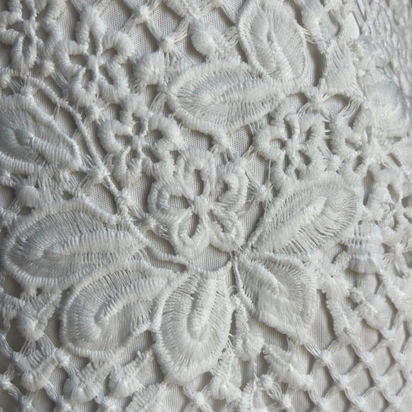 SELFIE LESLIE NWT HALI FRILL STRAP CROCHET LACE DRESS - Picture 11 of 13